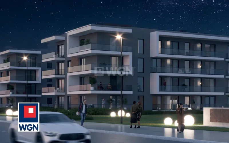 Mieszkanie na  sprzedaż Busko-Zdrój - Apartament 57,39 m2 z balkonem, Busko-Zdrój.